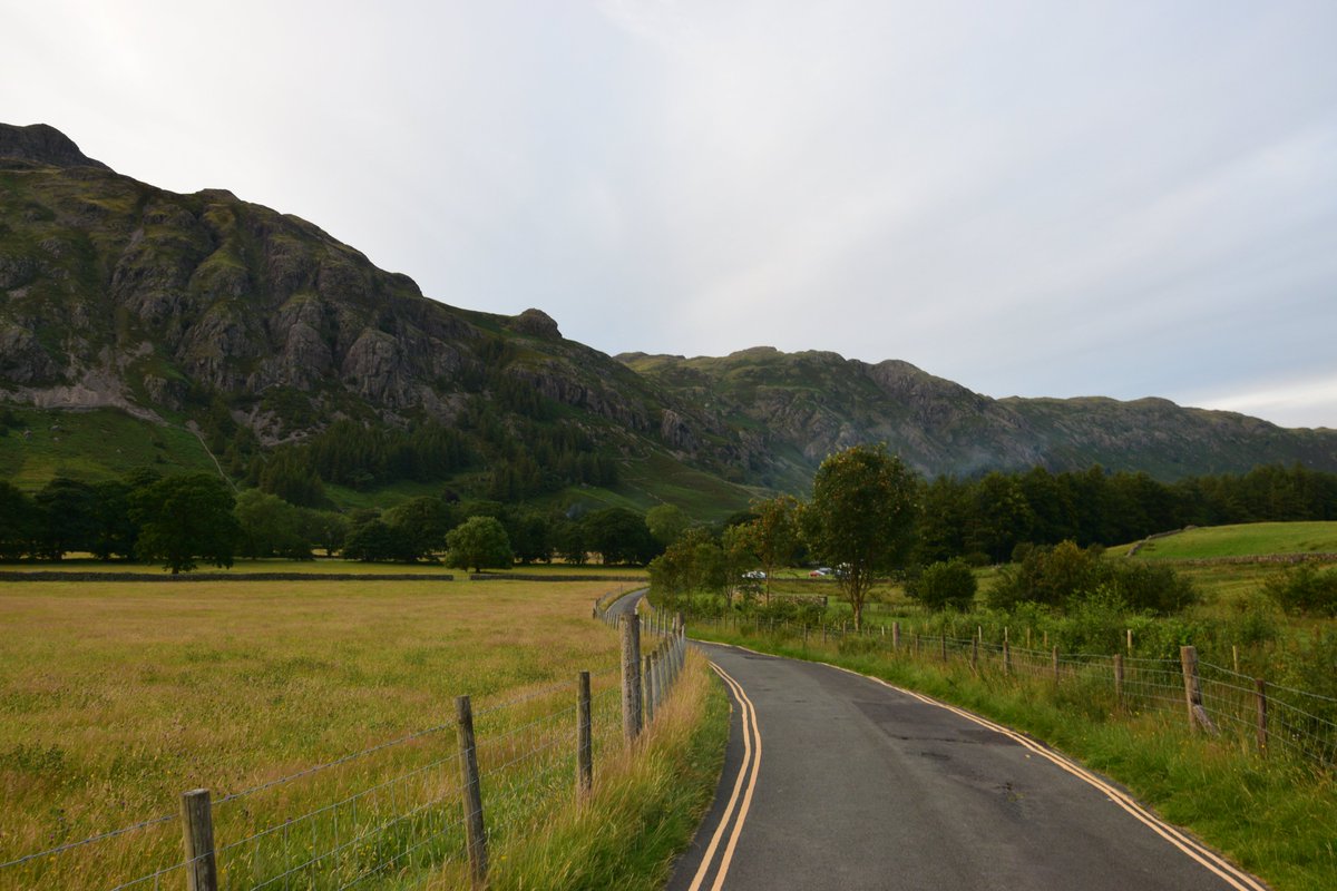A few days ago, on a quiet evening, I walked just over 12km (after a day of ambling about near Scafell Pike) climbing up Side Pike through Fat Man's Agony to watch the sunset and have a gorgeous view of the surrounding valleys.