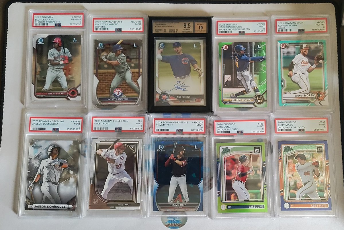 Hoerner1st2018's tweet image. Gonna try something a little different
I'm tired of babysitting your kids
If you see something you like
Make an offer
Tag a friend
If I'm not losing money more than likely it will be yours
Get them now before they go away for a bit
Happy collecting everyone
@sports_sell…