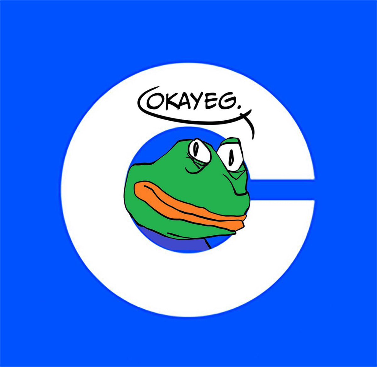 Recaf_1's tweet image. The next Base coin to full send will be $OKAYEG !