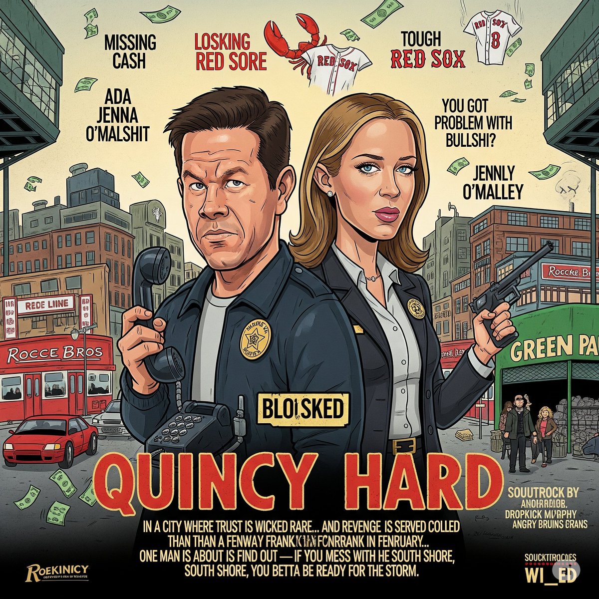 WiEd_tv's tweet image. 🎬 COMING SOON: “QUINCY HARD” 🎬
Voiceover (thick Bahston accent):
“In a city where trust is wicked rare… and revenge is served colder than a Fenway frank in February… one man is about to find out—if you mess with the South Shore, you betta be ready for the storm.”
👨✈️…