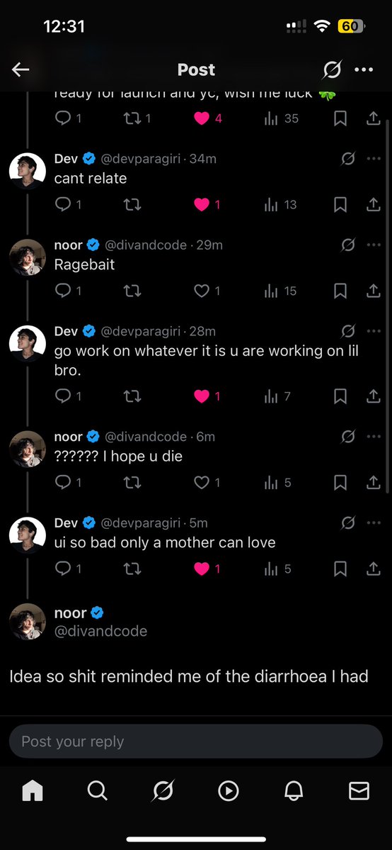 divandcode's tweet image. Breakup w my co-founder🥀
