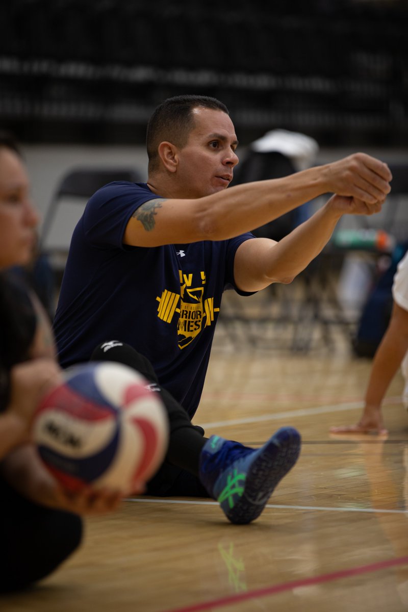 dodwarriorgames's tweet image. Sitting Volleyball pool play kicks off at 1400 MT today! Come support our Warriors in person at Reid Gym (Colorado College) or watch LIVE at dodwarriorgames.com (free) or on our Youtube channel. #DWG2025