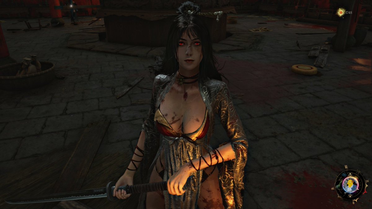 PcerdoGamer's tweet image. Wuchang, no me mires así, solo te he dicho que te bañes para quitarte esas manchas de sangre 😵💫