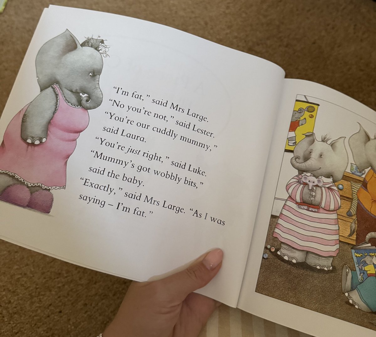AllieBirchRD's tweet photo. I almost read this children’s book to my 4 year old tonight, appalled! Hasn’t aged well from 2006. 
Thankful that new 2025 NICE guidance (NG247) promotes respectful, non-stigmatising approaches by all, to raise awareness of healthy weight, without blame or shame. https://t.co/P7pVYRK0K6