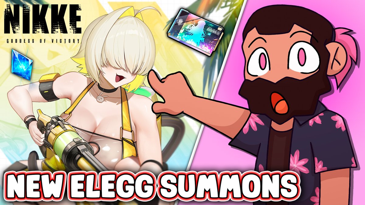 THECRAZEDJAY's tweet image. Man these #NIKKEsummer2025 summons have been CRAZY! If you guys want to see some INSANE luck with the NEW Elegg banner, checkout my new video down below!
Summon Video: youtu.be/LjdkPYe3dLI