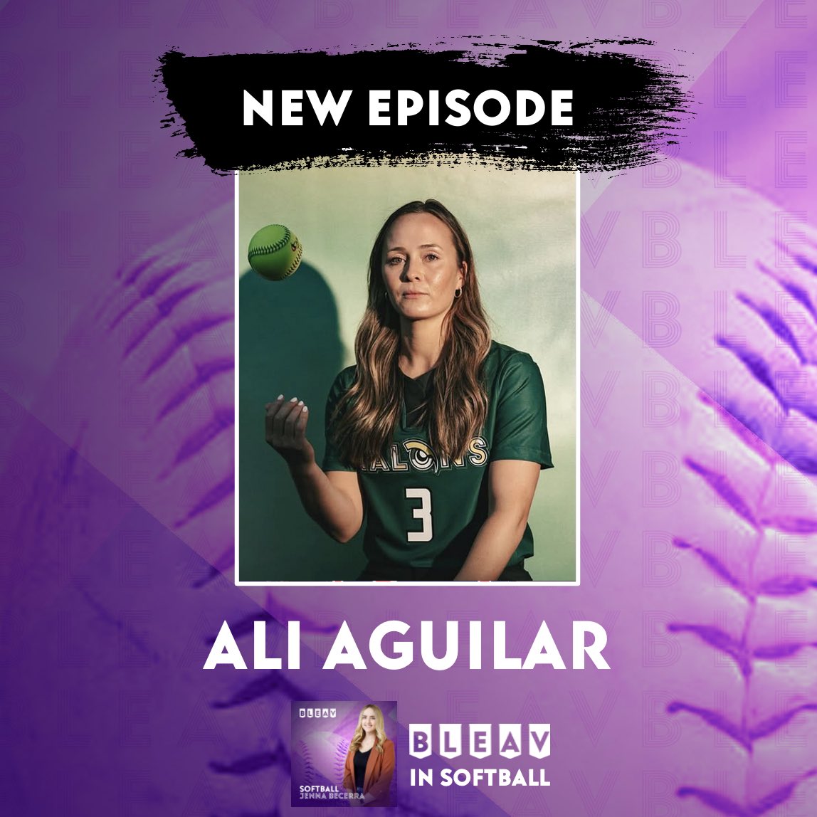 BleavInSoftball's tweet image. 🦄 NEW EPISODE 🦄
Host @JennaBecerra01 chats with @AUSL_Talons infielder, Olympian, & @UWSoftball All American Ali Aguilar before the AUSL championship, reflecting on her career, announcing her retirement, & more.
🎙️🎥 Get it anywhere, including YouTube!
linktr.ee/bleavinsoftball