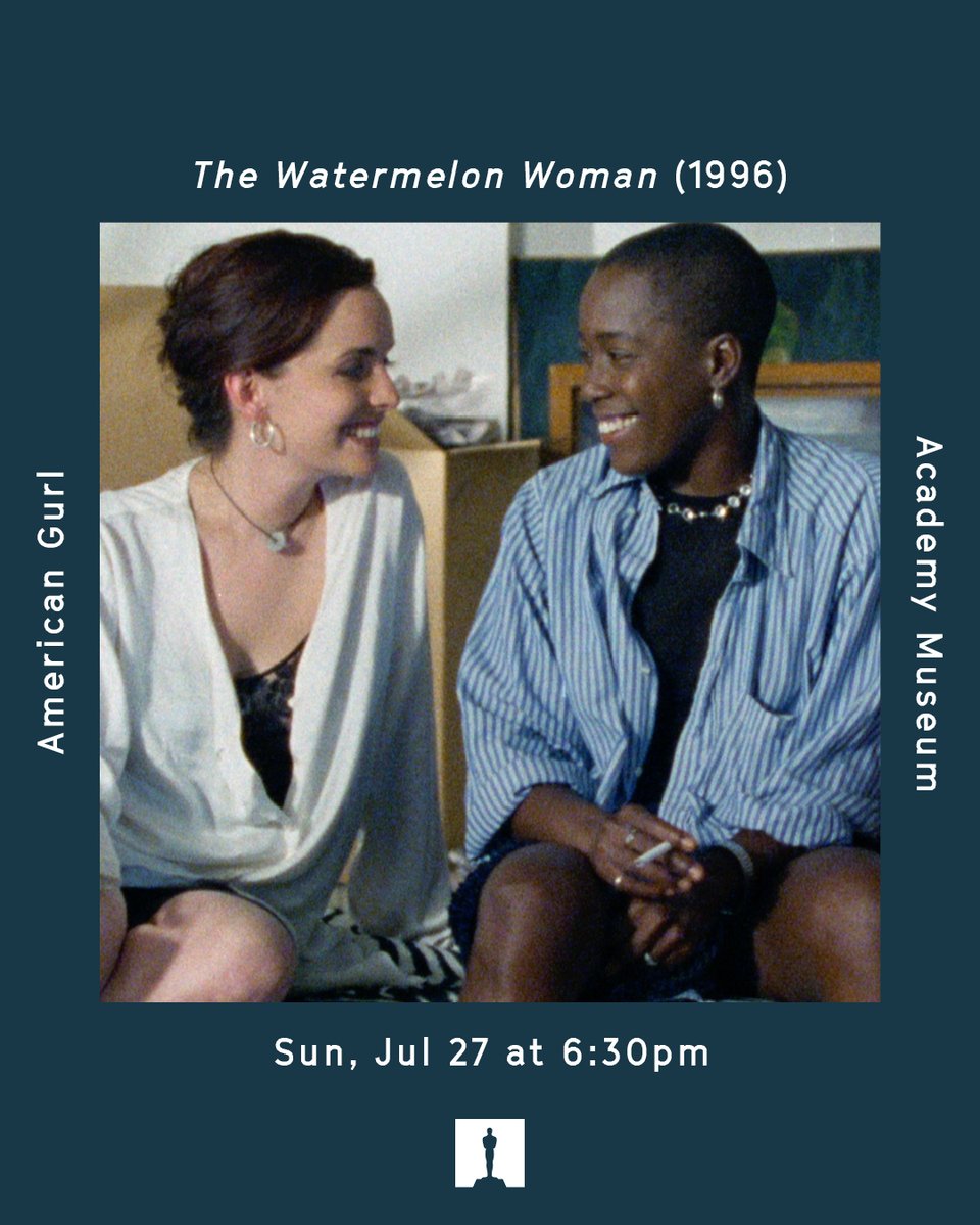 July 27 at 6:30PM | THE WATERMELON WOMAN 

Cheryl Dunye’s groundbreaking THE WATERMELON WOMAN mixes fiction and documentary to uncover a forgotten Black actress, and in doing so, makes cinematic history herself.

🎟️ acadmu.se/WatermelonWoman
