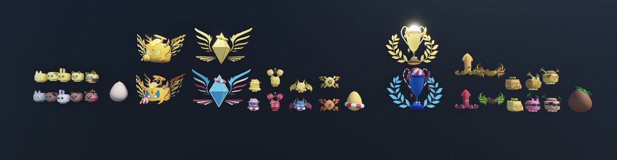 ScariPro's tweet image. Selling a 36 low poly pet pack
17.5k+ Tax Covered (negotiable)
5 IN STOCK! 
Selling very few as I’m using these for my game as well

Details:
16 Regular pets
16 Golden pets
3 eggs
Original ✅
Optimized ✅

Do NOT: ❌
Resell
Redistribute 
Try to claim as your own work

DO: ✅
Use…