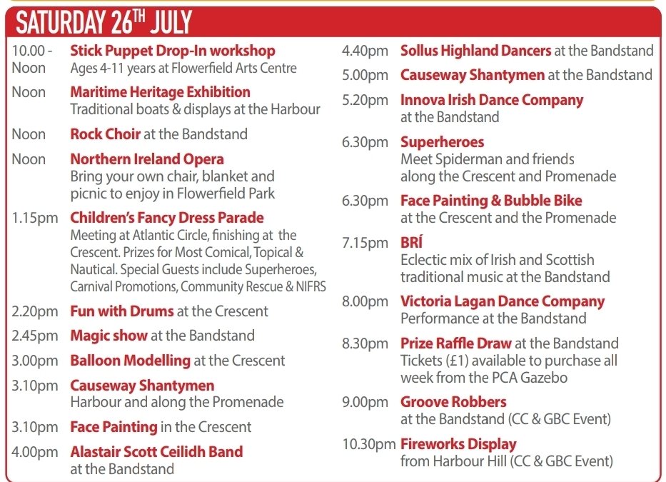 PortstewartProm's tweet image. It's SUPER SATURDAY at The Red Sails Festival, Portstewart
You do not want to miss it!