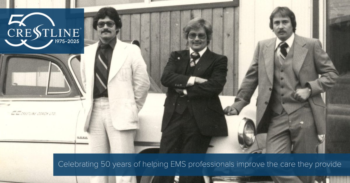 We’re celebrating 50 years! 🎉 What began in the late 1960s with a bold vision to enhance patient care and ambulance design eventually evolved into Crestline. Read how it all started: crestlineambulances.com/ca/the-origins…