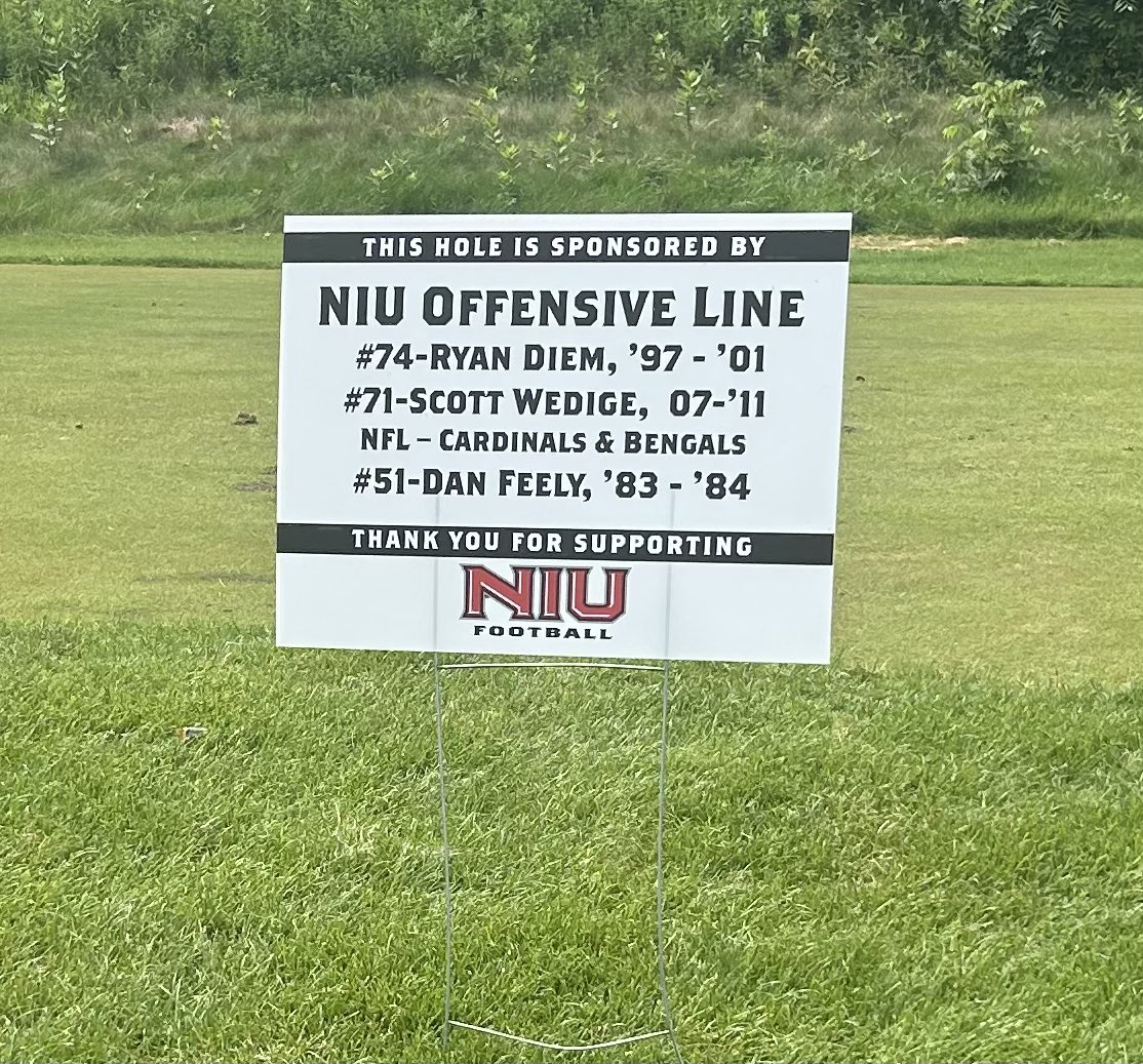 Would expect nothing less of <a href="/NIU_Football/">NIU Football</a> Offensive Line alumni. Thank you!