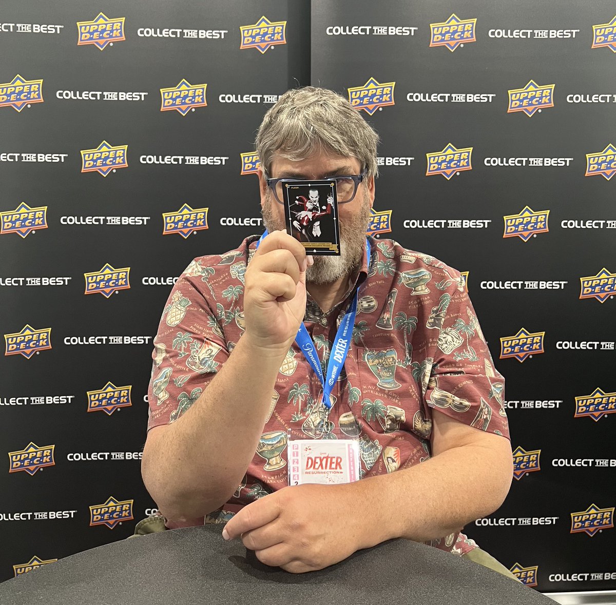 UpperDeckEnt's tweet image. Paul Dini is HERE! #SDCC