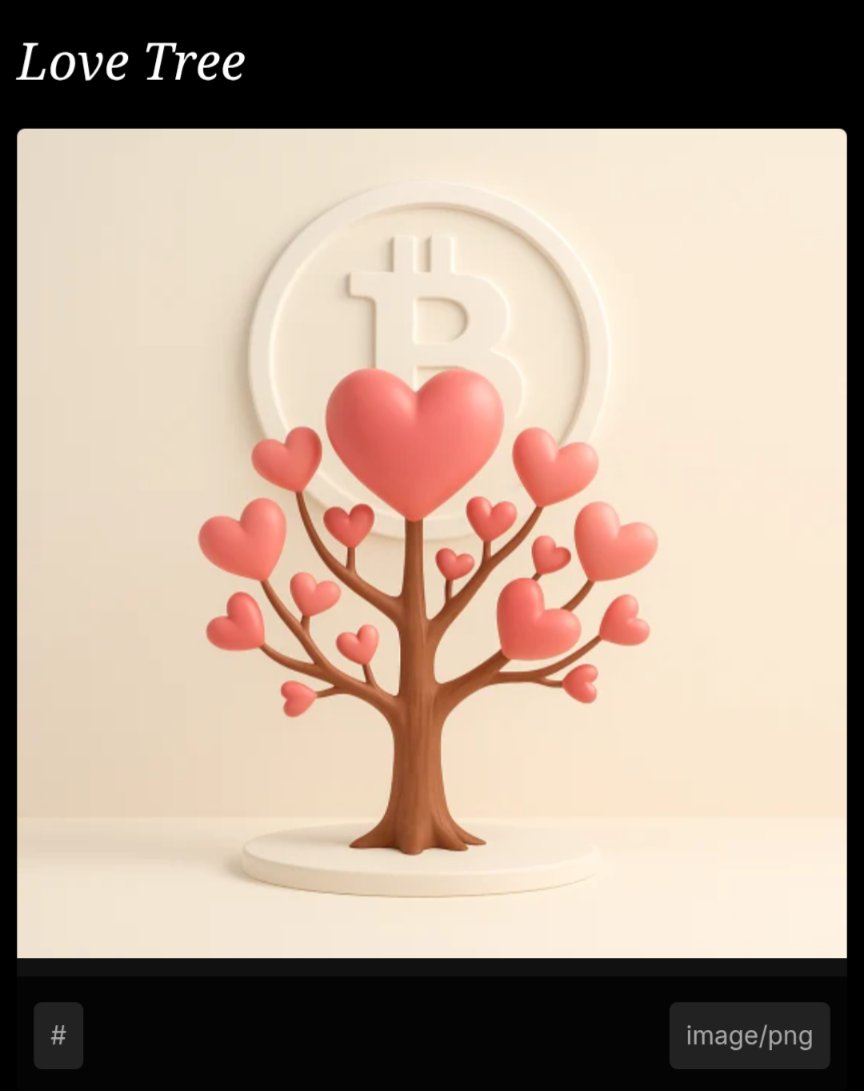 C2C_NFTmarket's tweet image. ROOTED IN LOVE

&amp;gt; Can you plant something eternal?

🌳 Love Tree
Where roots are promises, and leaves remember.

A surreal bloom of devotion — coded for eternity.

⏳ Auction begins in 30 minutes.

#NFTAuction #C2CBOT #DigitalRelic #LoveTree #BSV #OrdinalArt