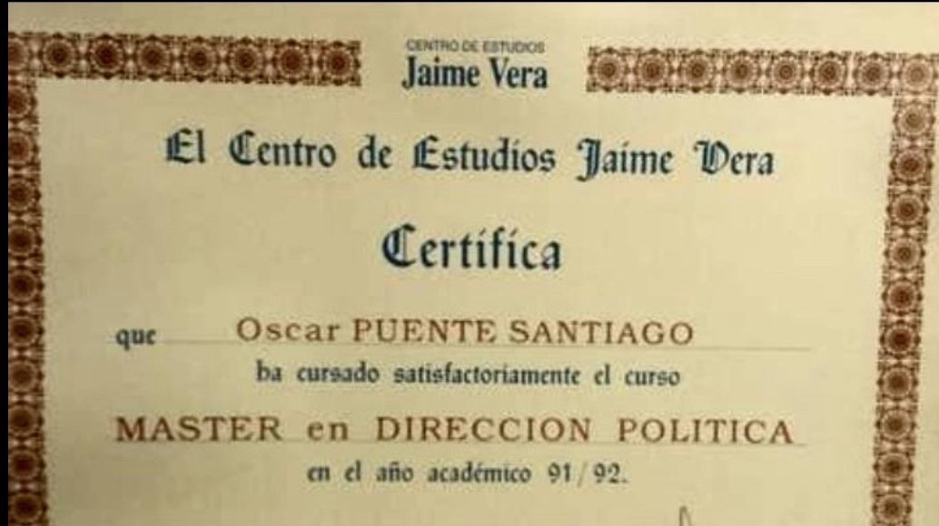 AltRightEspan's tweet image. El master del Ministro Oscar Puente es como los estudios de la pepera de Fuenlabrada. Es la esencia básica del régimen del 78. Estafa tras estafa mientras la población se empobrece a ritmo lento.
