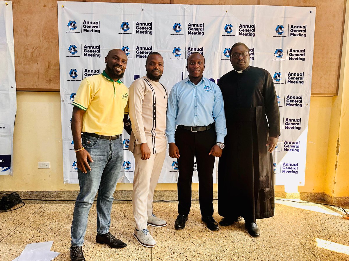 Kakinda Adrian Ivan (@kakindaadrian) on Twitter photo In a space where few men show up for mental health, these brilliant minds have defied the odds—standing firm, thinking forward, and shaping Uganda’s mental wellness story with bold action.
<a href="/MugaluNathan/">Rev.Nathan Balirwana Mugalu</a> <a href="/mwalimu256/">Mwalimu Martin Amanya</a> <a href="/emmagitta/">emma gitta</a> <a href="/counsellingug/">Uganda Counselling Association (UCA)</a> <a href="/ManCaveUg/">ManCaveUG</a> In a space where few men show up for mental health, these brilliant minds have defied the odds—standing firm, thinking forward, and shaping Uganda’s mental wellness story with bold action.
<a href="/MugaluNathan/">Rev.Nathan Balirwana Mugalu</a> <a href="/mwalimu256/">Mwalimu Martin Amanya</a> <a href="/emmagitta/">emma gitta</a> <a href="/counsellingug/">Uganda Counselling Association (UCA)</a> <a href="/ManCaveUg/">ManCaveUG</a>