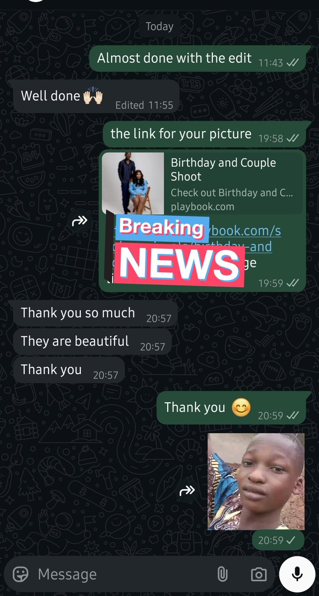 Obar_G_Visuals's tweet image. The reviews 👌 🙌 are what keep me and the team going
Who wants to see the pictures?