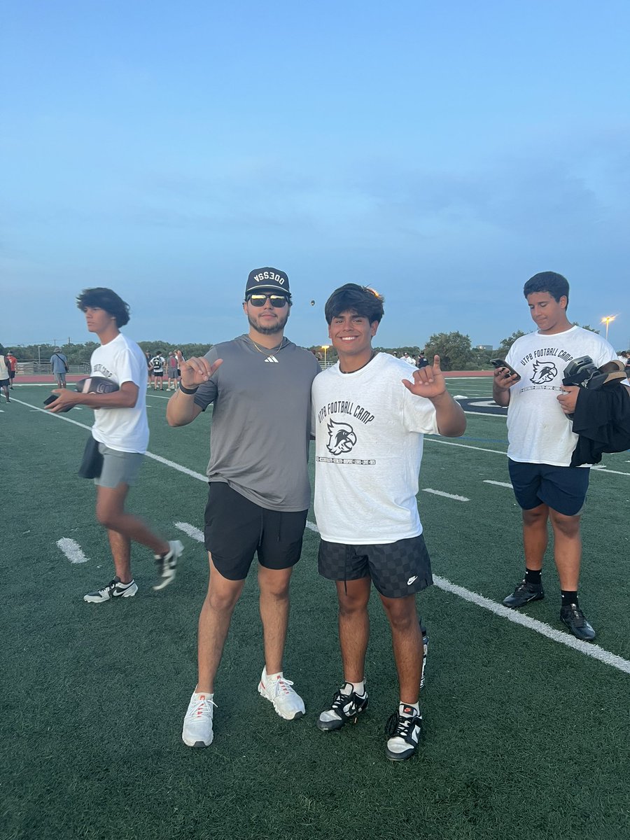 ian24moreno's tweet image. Had an amazing time competing at @UTPBFootball camp‼️ Thank you @RyverRodriguez for the invite‼️ @CoachErnGarcia @DaileyCraig @Seguin_Football