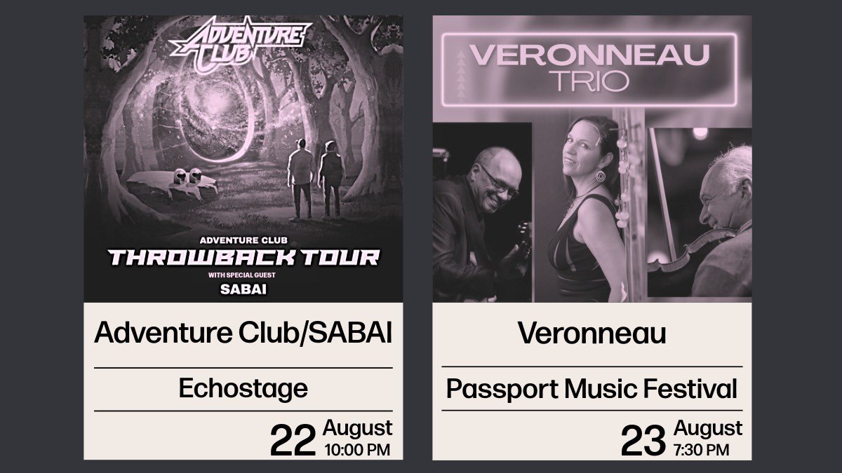 CanEmbUSA's tweet image. Top Canadian talent is hitting the stage this August in Washington DC! 🇨🇦🎶
🗓️ Catch them live!