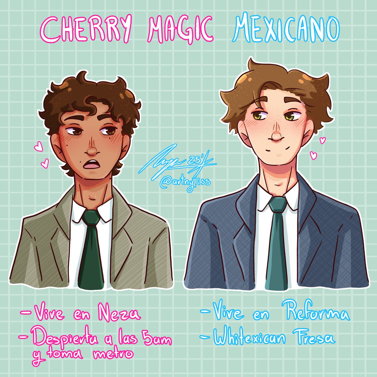 2004Anylis's tweet image. 🍒✨CHARRY MAGIC MEXICANO✨🍒
La idea la vi de una chica diciendo que estaria padre que adaptaran el manga a telenovela, así que quiero hacer un comic versión mexicana de ellos.
El problema es que no se que nombre le pondría
#cherrymagic #cherrymagicmexicano #cherrymagicedit