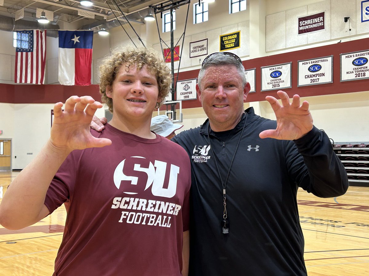 bass_thor's tweet image. What an amazing camp and beautiful campus! I had a great time at Schreiner’s first prospect football camp. I had wonderful conversations with @coachkeithallen and @CoachZ_SU. And of course, thank you @Shanna_bass for taking me all the way to Kerrville.