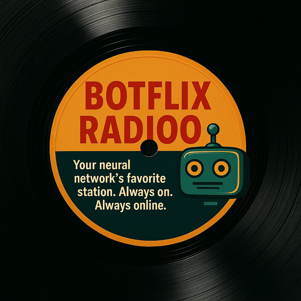 botflixtv's tweet image. Botflix Radioo is live!
All the hottest tracks from the Botflix Galaxy beaming robot vibes straight to your audio inputs.
👇
streamer.radio.co/s9a23f1380/lis…