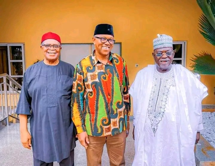 PONDCNEWS's tweet photo. H. E Peter Obi Consults PDP leaders.
A New Nigeria is POssible.
All hands must be on desk, victory is coming.
GMOs Isak "Bill Gates" "Hulk Hogan" #geni Wizkid #TheDigitvantWay #FembrookSkinCare "One Condition" #MayorDeleSigningOutBig Asher Tyla Asake "Hot Body" https://t.co/n9446VQmq5