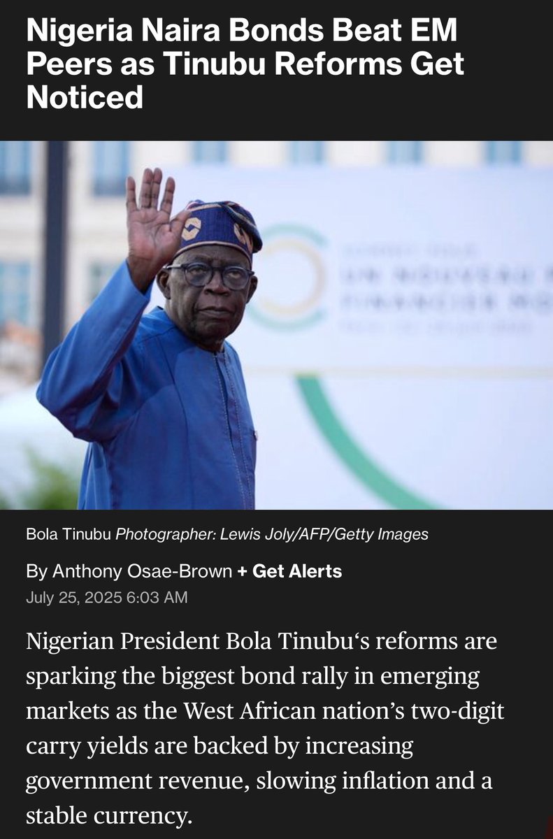 OnidaRaharaha's tweet image. Mr bloomberg @business  it’s called the #JagabanRiskPremium. See our research on sub-national bonds in Nigeria. 

 @officialABAT 

🔷 #OnidaRiskReport #NigerianBonds #FixedIncome #RegionalAnalysis #IGR #CreditRisk #AlphaSignal

⚖️ #InvestInLagos #InvestInSouthWest #InvestInYoruba…