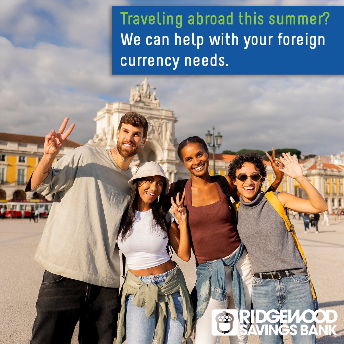 Are you traveling abroad and need foreign currency? Deal with a bank you know and trust! Visit your local branch Monday – Friday, or visit bit.ly/3RTNz7E to schedule an appointment. Foreign transaction services are for bank customers only.