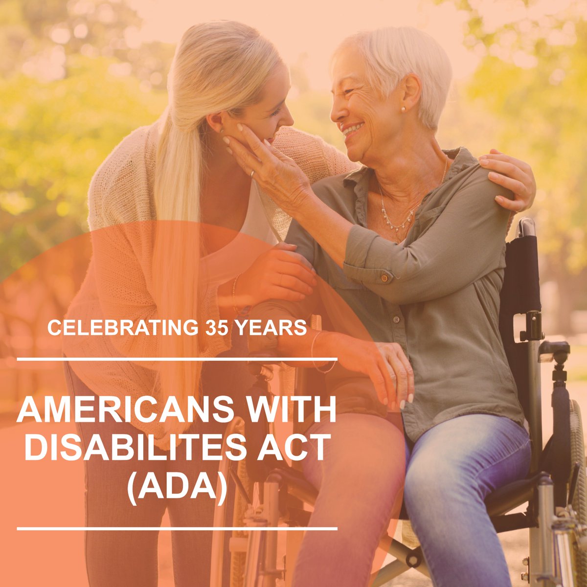 NYCAging's tweet image. 🎉 NYC Aging & NYC MOPD celebrate 35 years of the ADA! While aging and disability are different, we acknowledge some overlap and stand together for equity and honor the ADA’s legacy. Here's to a city where all people thrive—including older adults with disabilities. #NYCAging
