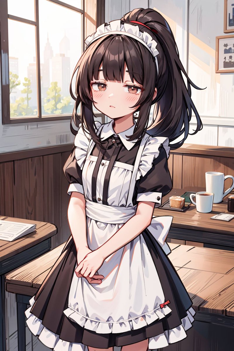 AdvanceNext1878's tweet image. おはようございます
土曜日なので、皆様はまだオネムですね
#AIイラスト　#ジト目同盟