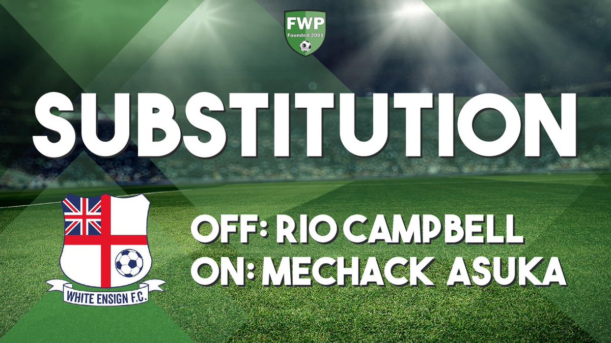 SoulTHFC's tweet image. SUB: Mechack Asuka replaced Rio Campbell (62') fwp.co/Q3QWJa