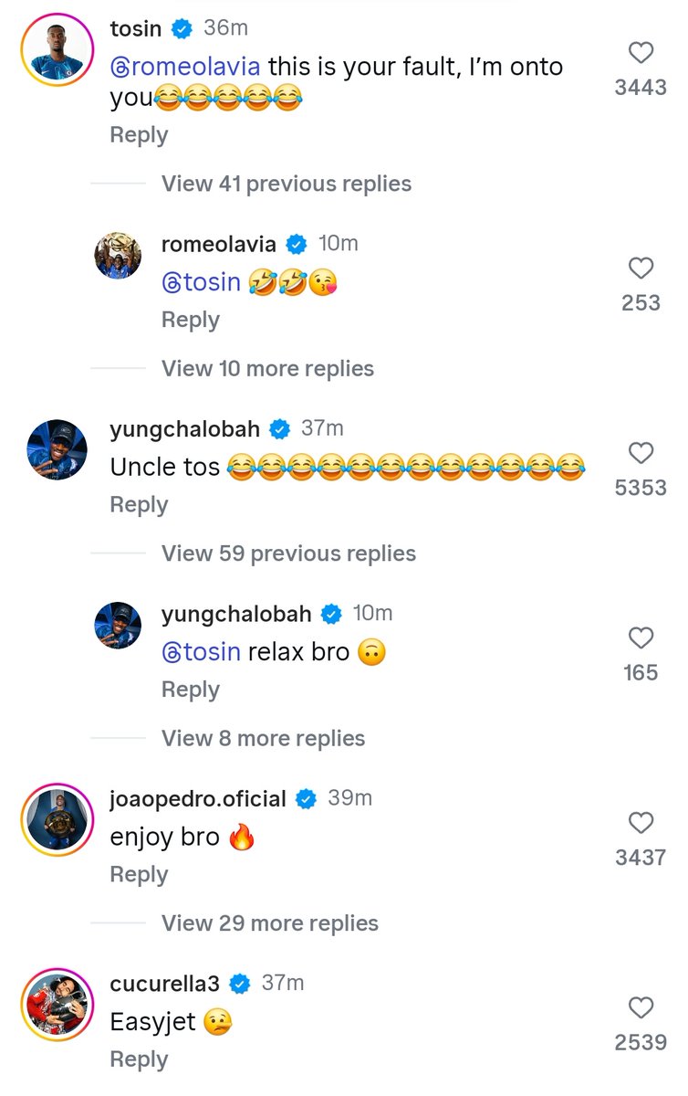 FromTheShedEnd's tweet image. The comments on Cole Palmer's latest Instagram post will put a smile on your face 😂📸
