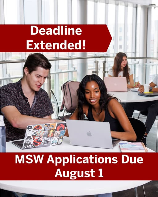 Have you thought about a career in social work? You're in luck!

The School of Social Work has extended its MSW application deadline to August 1. Learn more at our upcoming information session on July 30: events.iu.edu/socialwork/eve…

Apply now: go.iu.edu/8tVD