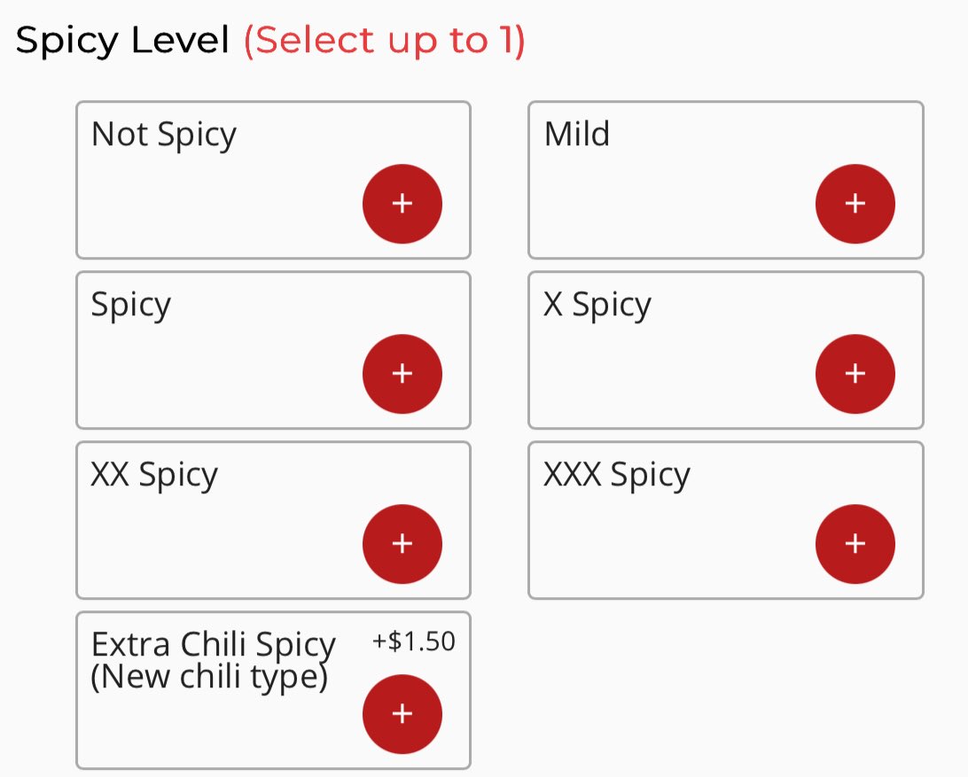 gremplin's tweet image. new chili type 🧐 chat is this a spice beyond xxx spicy or is the list and verbiage fucked up
what do you do when confronted with these options