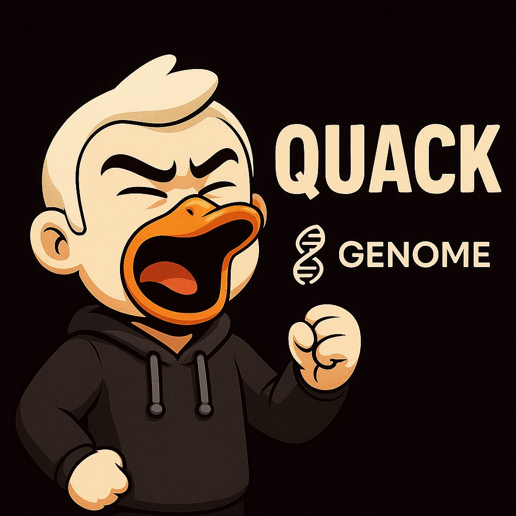 Zaheer08449329's tweet image. Wallchain is the road.
Genome is the witness.
One tracks where you go.
The other remembers why you showed up.
This isn’t just rewards.
It’s reputation — in motion.
Quack early !
Quack fast!
Quack unique!