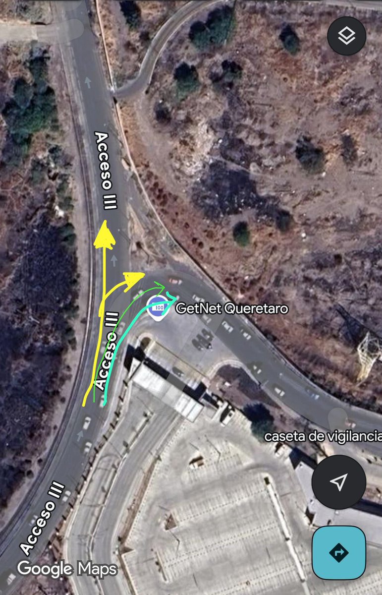 ing. anti (@antitzin) on Twitter photo Oiga <a href="/FeliFerMacias/">Felipe Fernando Macías</a> sabe quién me puede decir: en el cerro del tambor, acceso 3, justo donde hace esquina Santander y está la avenida para incorporarse a 5 de febrero, ¿esta permitido ir en el tercer carril del acceso 3 e incorporarse al 3 carril de esa avenida (flecha amarilla)? Oiga <a href="/FeliFerMacias/">Felipe Fernando Macías</a> sabe quién me puede decir: en el cerro del tambor, acceso 3, justo donde hace esquina Santander y está la avenida para incorporarse a 5 de febrero, ¿esta permitido ir en el tercer carril del acceso 3 e incorporarse al 3 carril de esa avenida (flecha amarilla)?