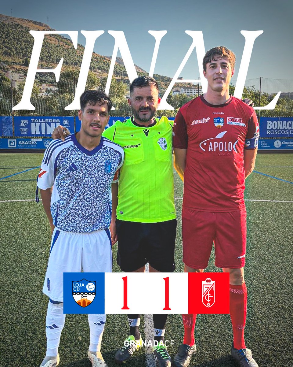 ⌚️ 90+’ || ¡Final del partido!

LOJ 1⃣ - 1⃣ 𝐑𝐄𝐂

#LojaRecreGranada
