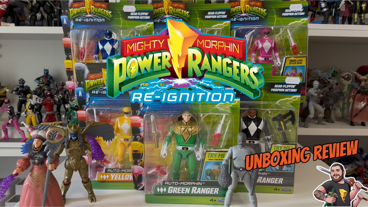 LightningC2021's tweet image. BRAND NEW VIDEO comparing ALL auto morphin action figures in this Playmates Toys Power Ranger Re-Ignition action figures review!⚡️@PlaymatesToys 
youtu.be/qWAaJ5mS54M?si… #PowerRangers #powerrangersreignition #playmatestoys