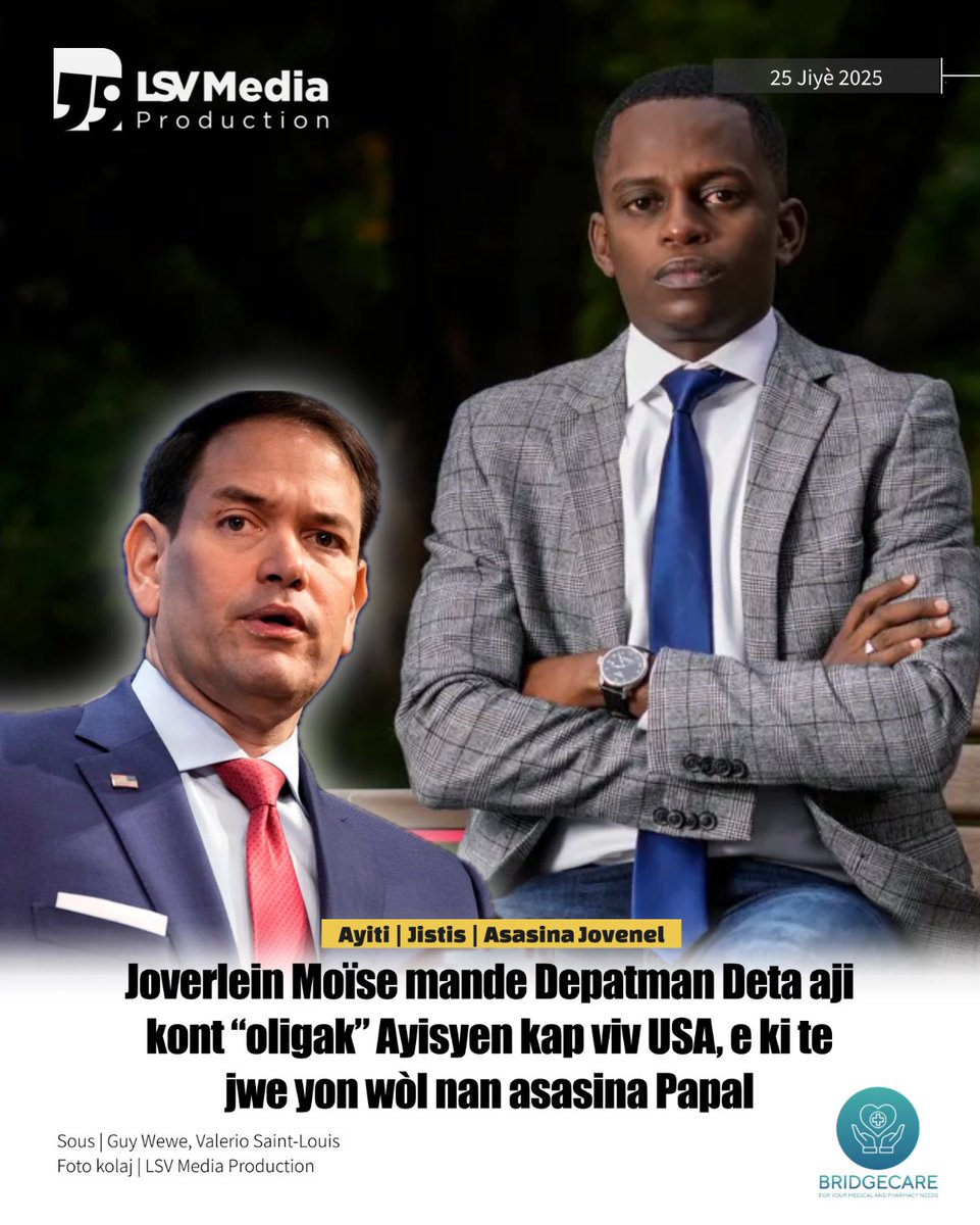 LuckNews88's tweet image. ✍🏾ENFO | Nan yon lèt tou louvri Premye Pitit ansyen Prezidan Jovenel Moïse la voye bay Sekretè deta ameriken an,🇺🇸 li di gen sèten « oligak pwisan » kap jwi pwoteksyon sou teritwa ameriken an, e ki depi lontan, ap finanse aktivite teyoris, enstabilite politik, plizyè koudeta, epi…