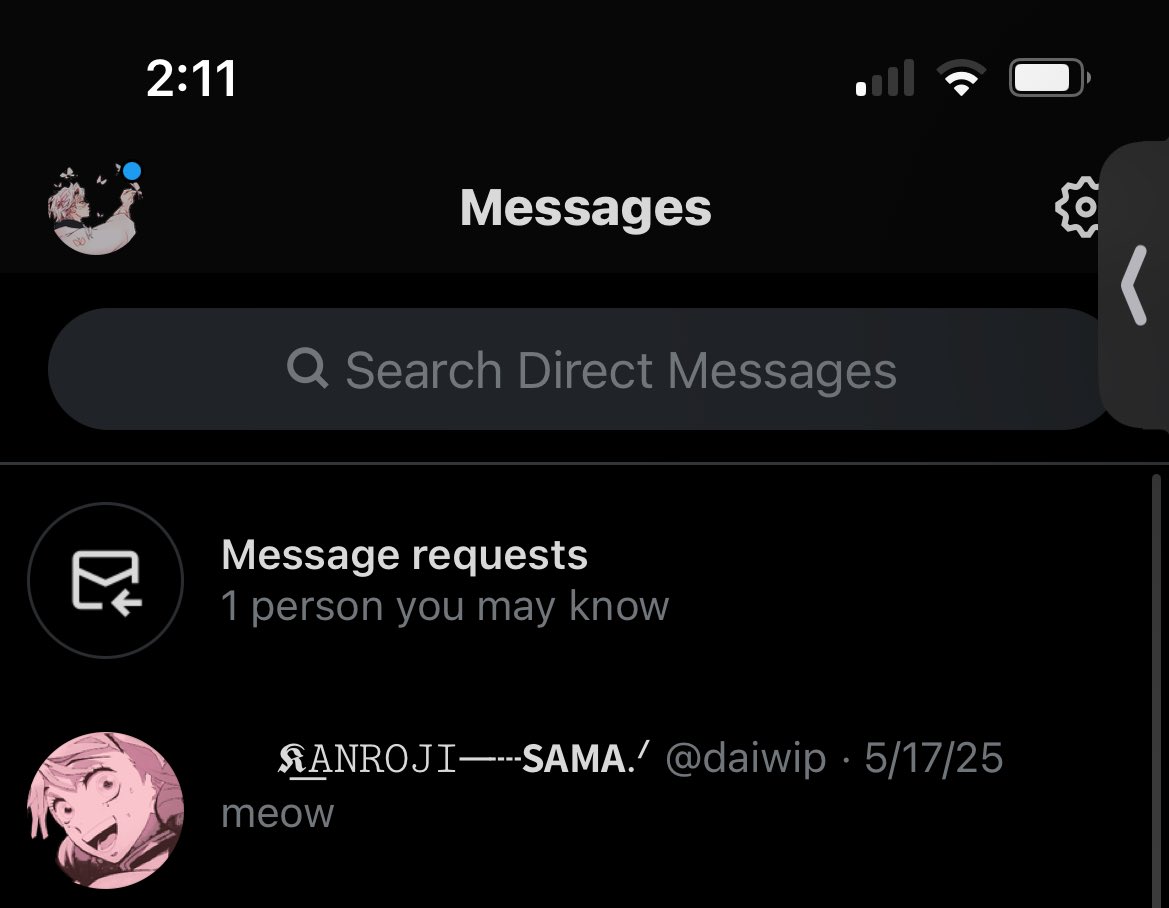 brashwinds's tweet image. Checked my dms and yea I felt that