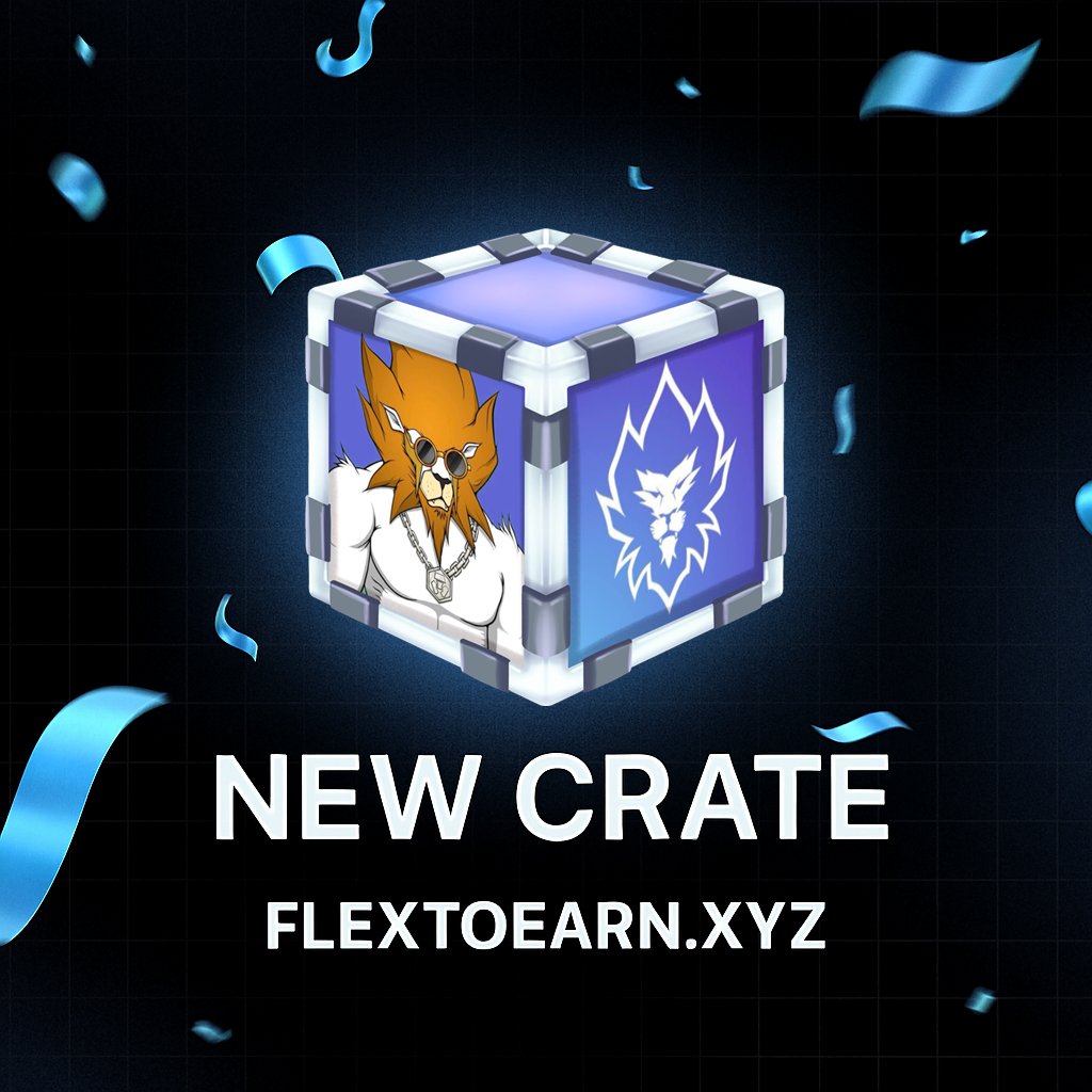 CretinsMunks's tweet image. 🦁 Imagine winning a @LoadedLions_CDC NFT just because you're wearing your favorite NFT as your PFP on X…
🚨 Two new crates just launched on FlexToEarn:
🦁 $LION Crate:
Up to 1000 $LION , Cyber Cub NFT, Dark Lion NFT etc...
🔥 Super $LION Crate:
Up to 1000 $LION, Loaded Lion…