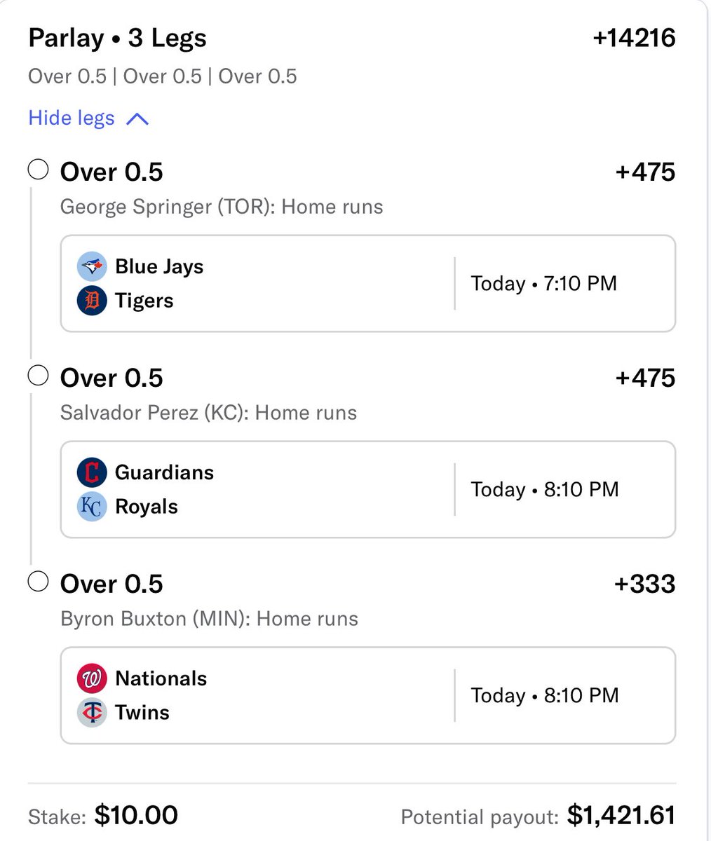 SharpieMatters's tweet image. Collab with my guy @FirefighterBets 🚨
Who doesn’t love Fridays? 💥