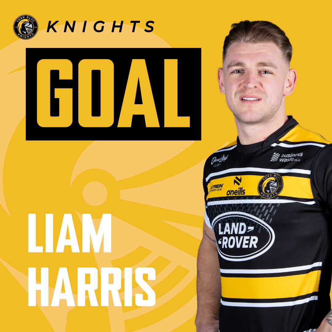 YorkRLFC's tweet image. 67' KNIGHTS GOAL! HARRIS!
Harris adds the goal to further the Knights lead!
๐ค @monkbarmodels
6-12
#RiseUp | #WeAreYork | #Together