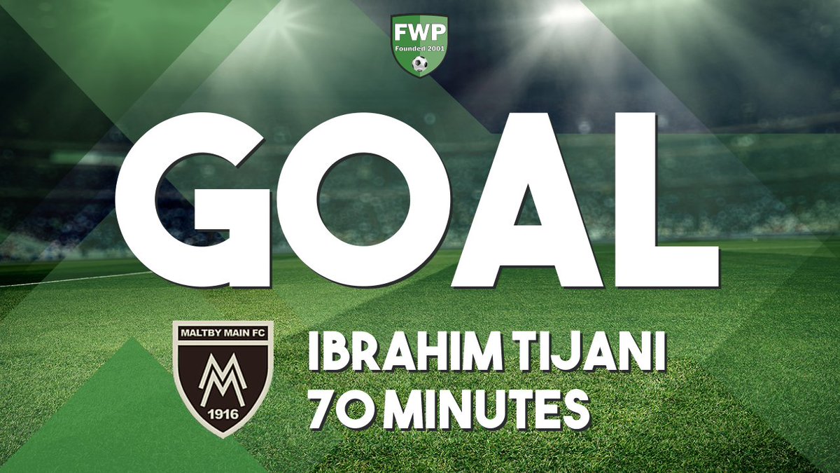 MainMaltby's tweet image. GOAL: MALTBY MAIN 2-1 Doncaster City - Ibrahim Tijani (70')