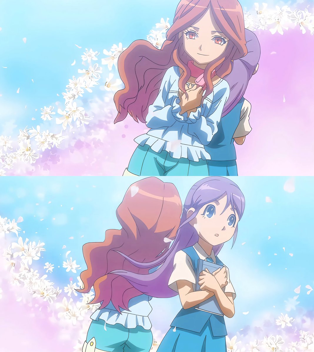 Natsumi &amp; Fuyuka in INAZUMA ELEVEN 1･2･3!! Endou Mamoru Densetsu (イナズマイレブン1・2・3!! 円堂守伝説)