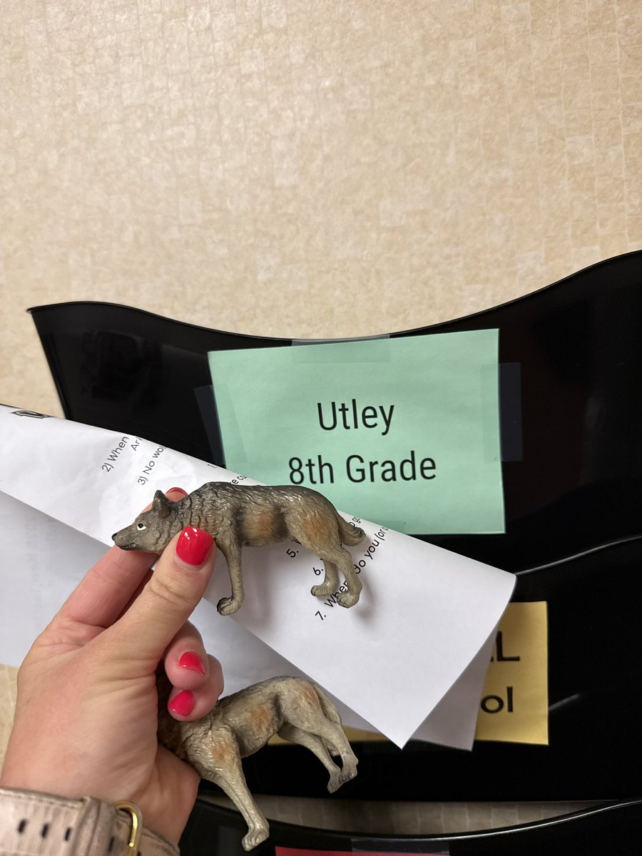amandarmichael8's tweet image. We had a fun scavenger hunt with our new staff! They found important rooms while recovering wolves! @utleywolves #WeLoveRockwallISD