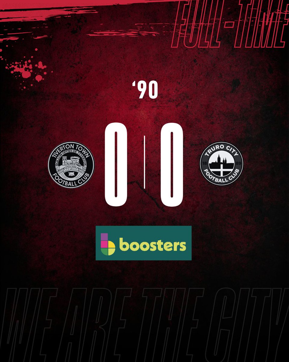 TCFC_Official's tweet image. FT | No goals, but more minutes in the legs.
๐ค Boosters Promotional Merchandise
โค๏ธ๐ค #WeAreTheCity