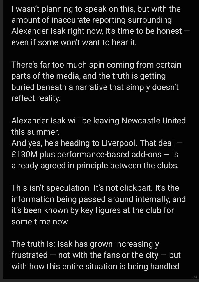 MagpieXtra's tweet image. The truth on the Alexander Isak Situation and his likely transfer to Liverpool #NUFC