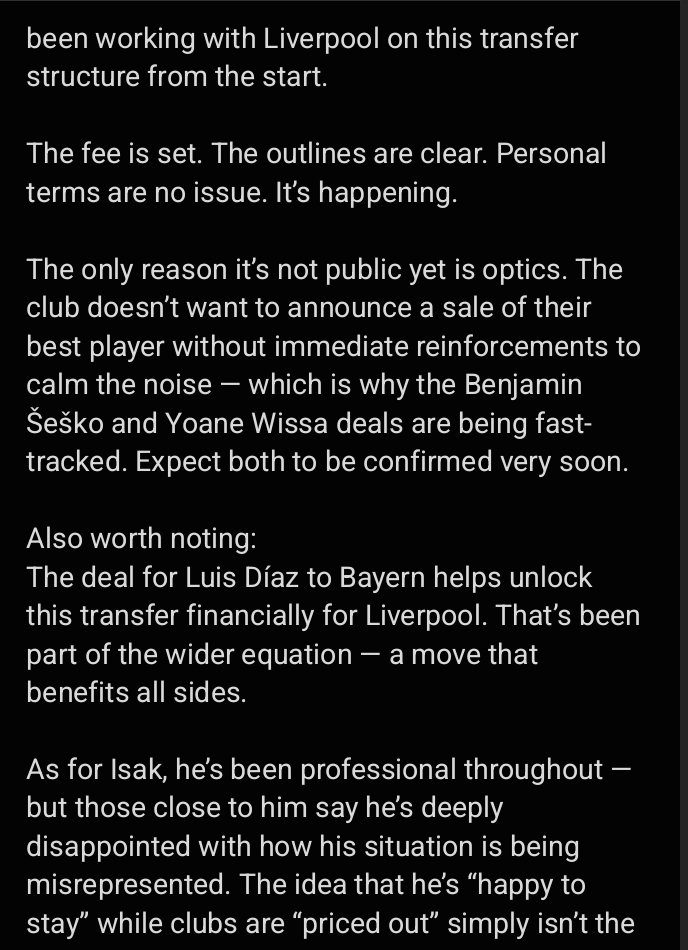 MagpieXtra's tweet image. The truth on the Alexander Isak Situation and his likely transfer to Liverpool #NUFC