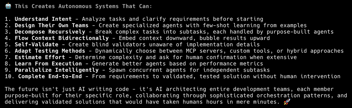 EricBuess's tweet image. More about Claude Code sub agents! What works. What doesn't. Powerful patterns. And what I've found solutions for that will unlock even more agentic potential with a little effort. Sub agents + hooks + context sharing + sub agents spawning full Claude Code CLI instances... 🤯…